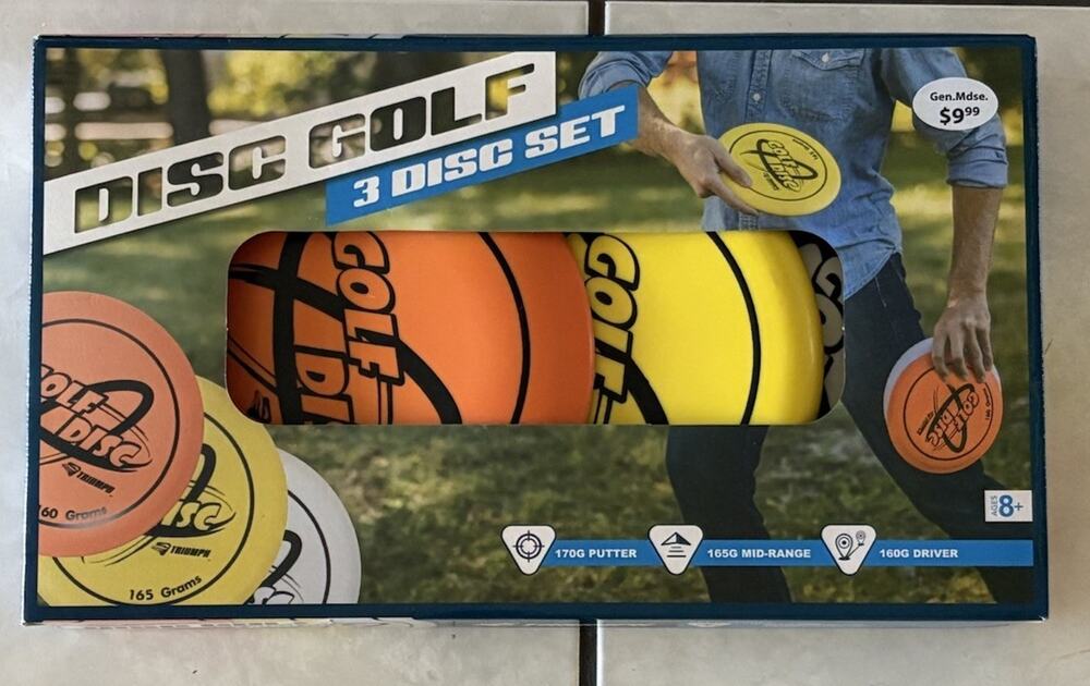 Triumph Disc Golf Starter Set 3 Pack Driver/Mid Range/Putter